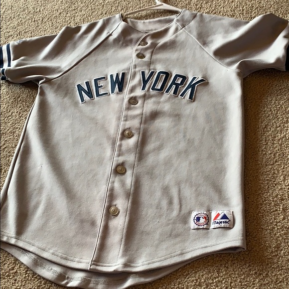 derek jeter grey jersey